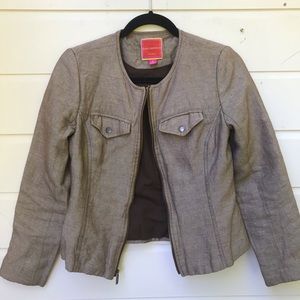 Isaac Mizrahi zip-up jacket